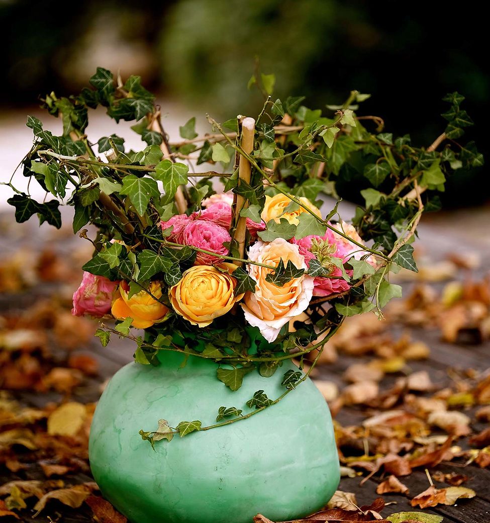 De Groene Verbeelding een bloemstuk uit eigen tuin De Groene Verbeelding